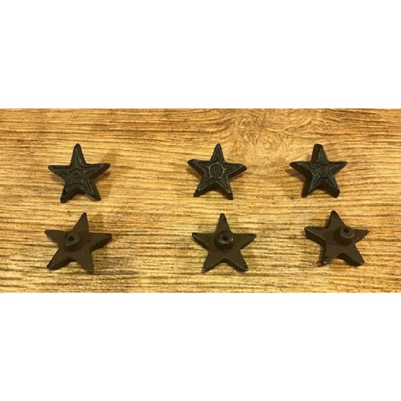 ONE Cast Iron Rustic Star Drawer Pull 10310 - Picture 8 of 12